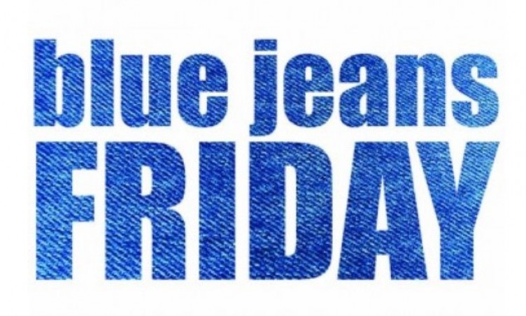 blue jeans friday event logo