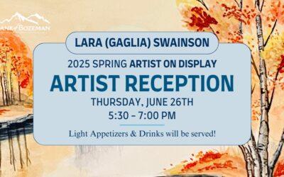 2025 Spring Artist Reception – Lara (Gaglia) Swainson
