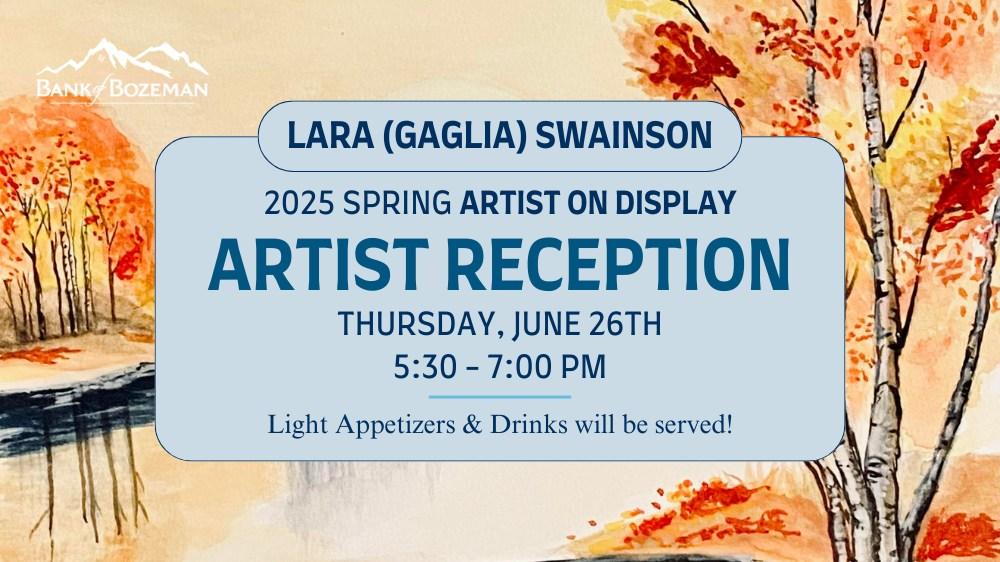 2025 Spring Artist Reception – Lara (Gaglia) Swainson